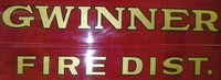 Logo for Gwinner Fire Department